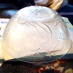 Glass bowl large